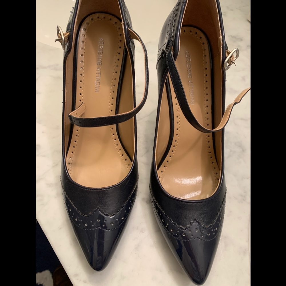 Adrienne Vittadini Navy Blue Shoes